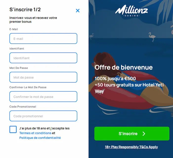 Image: Découvrez les Avantages de Millionz Casino en Ligne en France